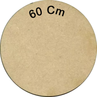 Circulo de 60 cm de MDF x 5,5 mm de espesor