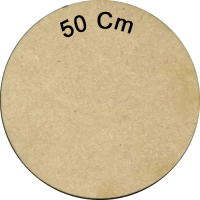 Circulo de 50 cm de MDF x 5,5 mm de espesor