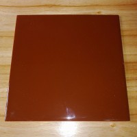 Azulejo "Acuarela" Marron Chocolate Brillante